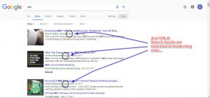 google blog search